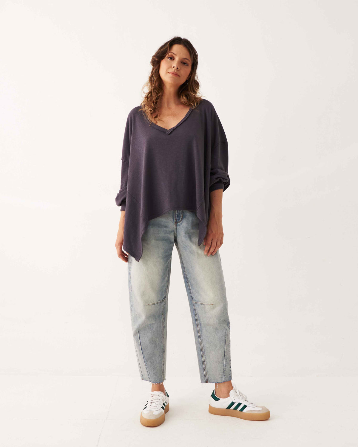 Buzo azul oversize