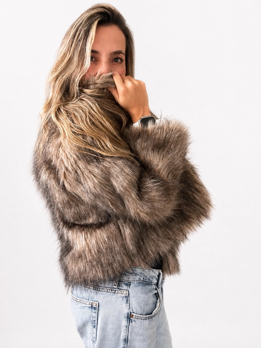 Chaqueta  peluda